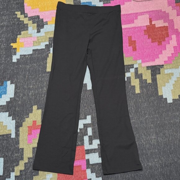 Iman Global Chic Slip into Slim Perfect Ponte Boot-Cut Pant, Black, Large - Picture 1 of 13